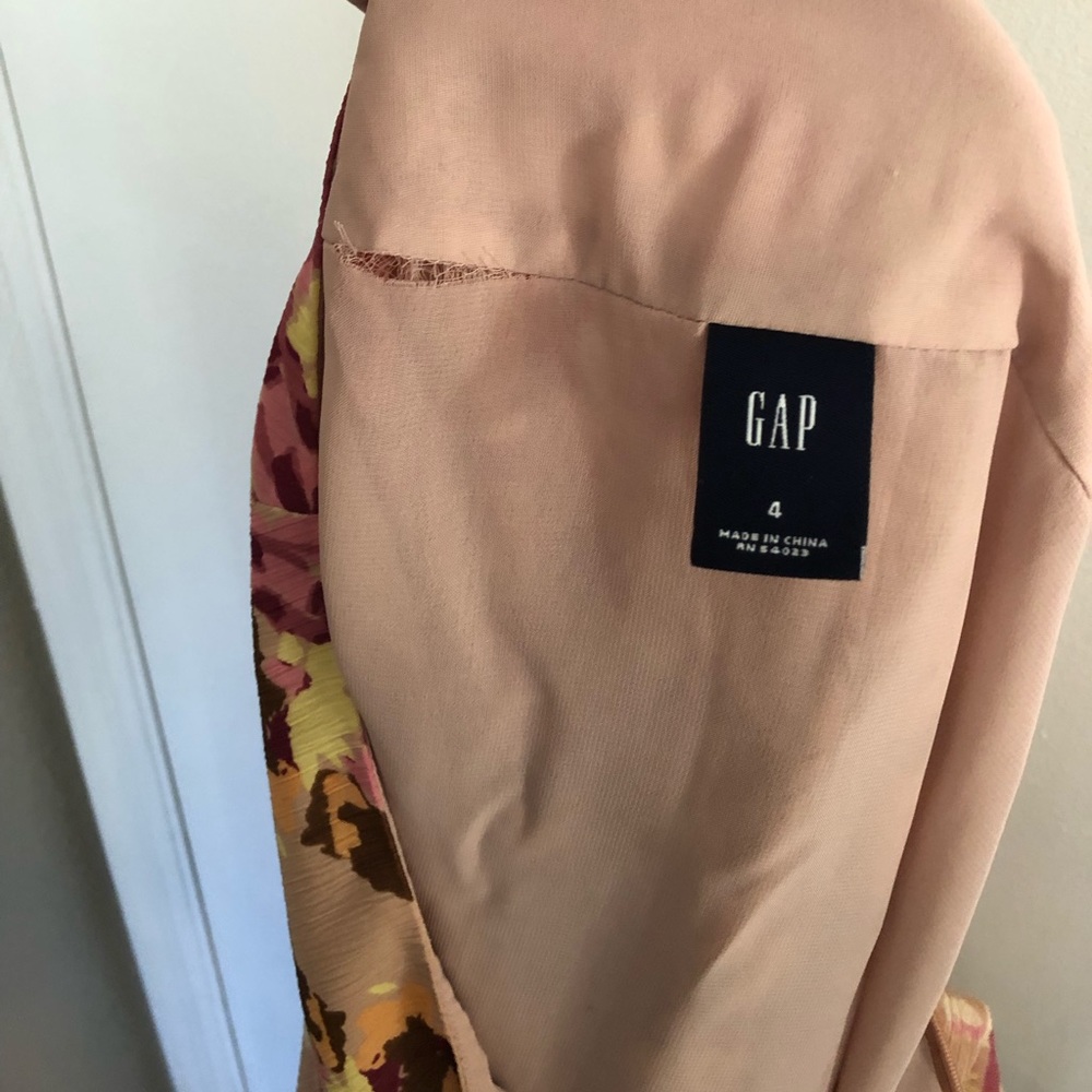 Gap floral chiffon skirt